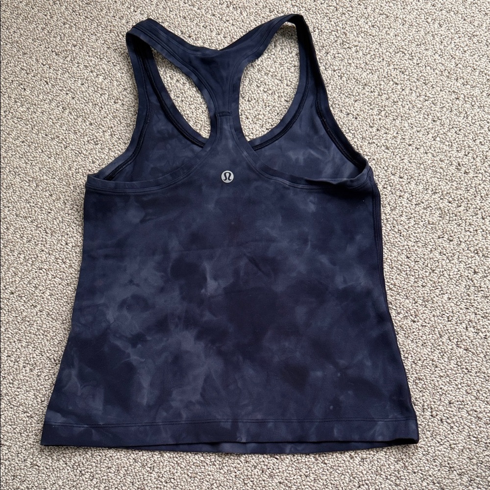 lululemon athletica Tie-Dye Navy Tank Top